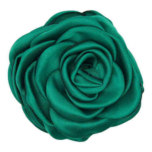 Small Satin Rose Klemme